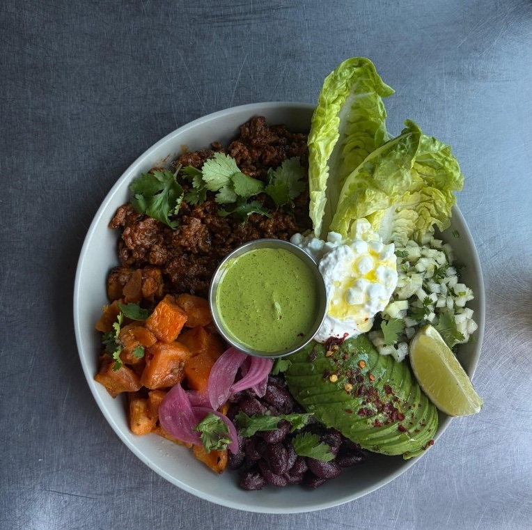 homemade seasonal bowl